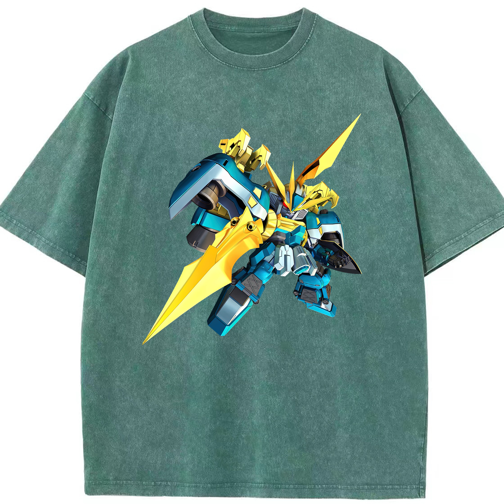 （画像用） 機動戦士ガンダム Mobile Suit Gundam 綿100% ヴィンテージ風 半袖Tシャツ（フロントプリント）